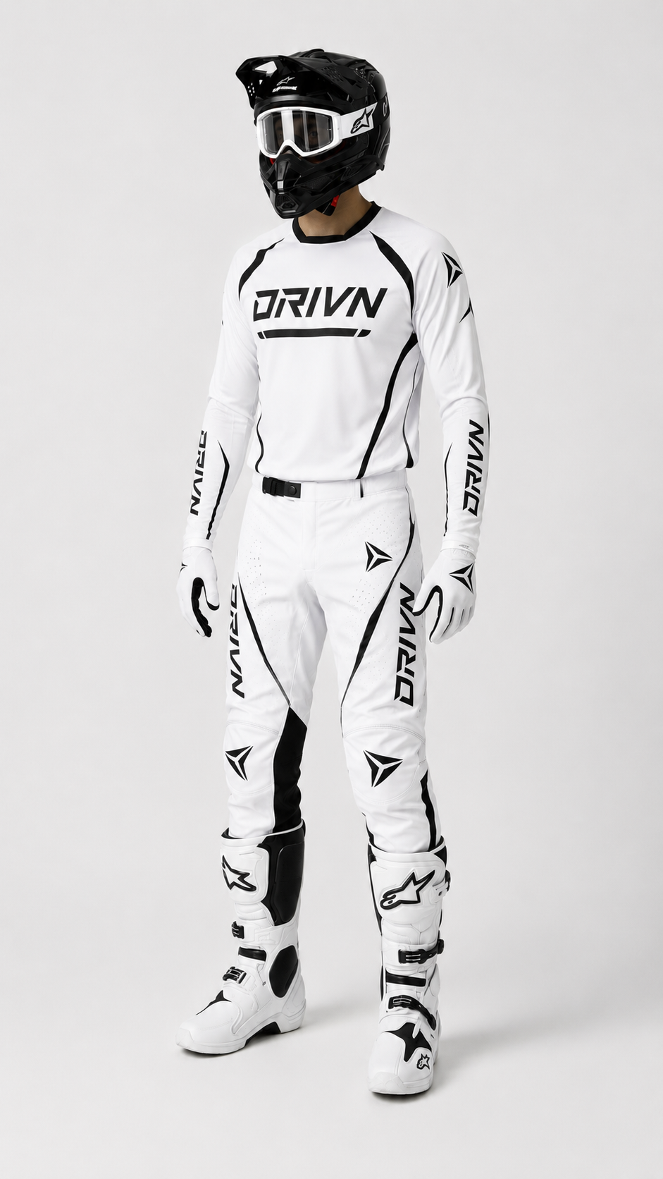 YOUTH Custom “VRGE” Gear Kit 'White/Black’