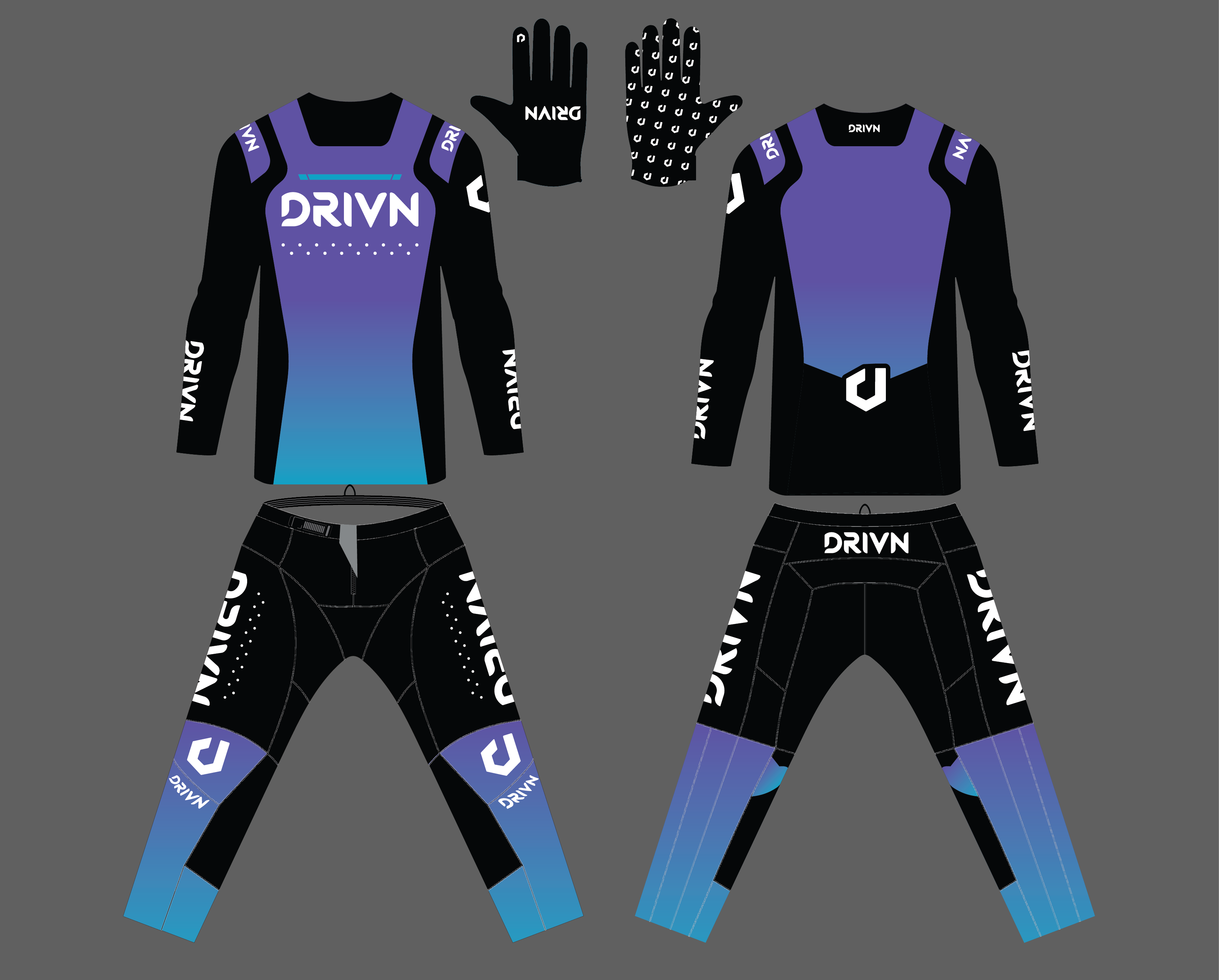 Custom “VRGE” Gear Kit 'PURPLE BREEZE'