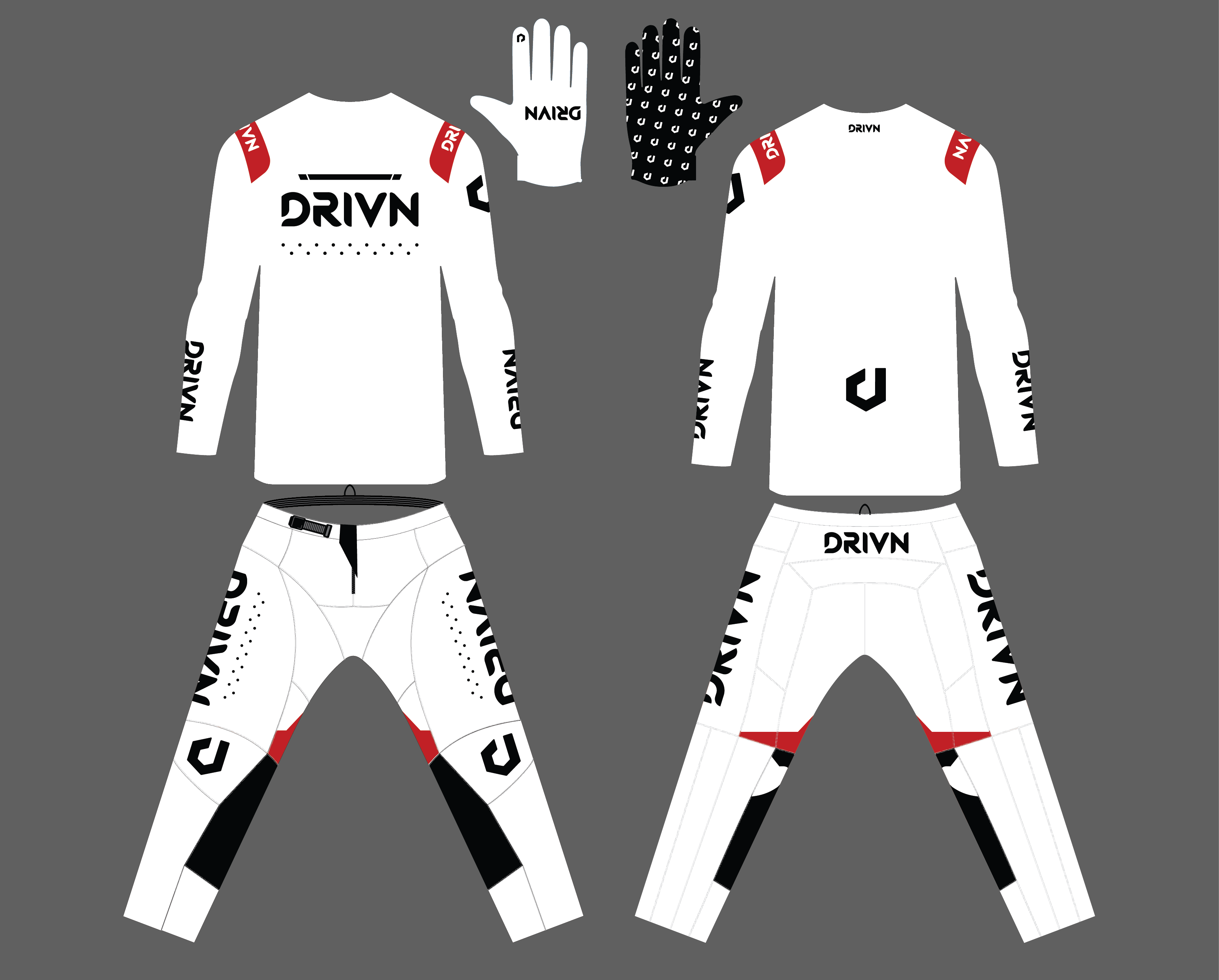 Custom “VRGE” Gear Kit 'WHITEOUT'