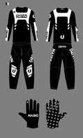 Custom “Verge” Gear Kit 'BLACK/WHITE'