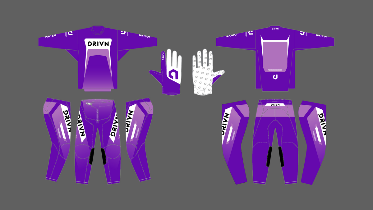 Custom “Verge” Gear Kit 'PURPLE'